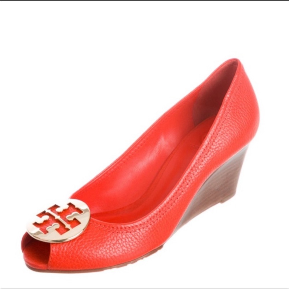 🆕 Tory Burch Peep Toe Wedge
